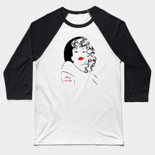 I love my curls - Curly girl Baseball T-Shirt